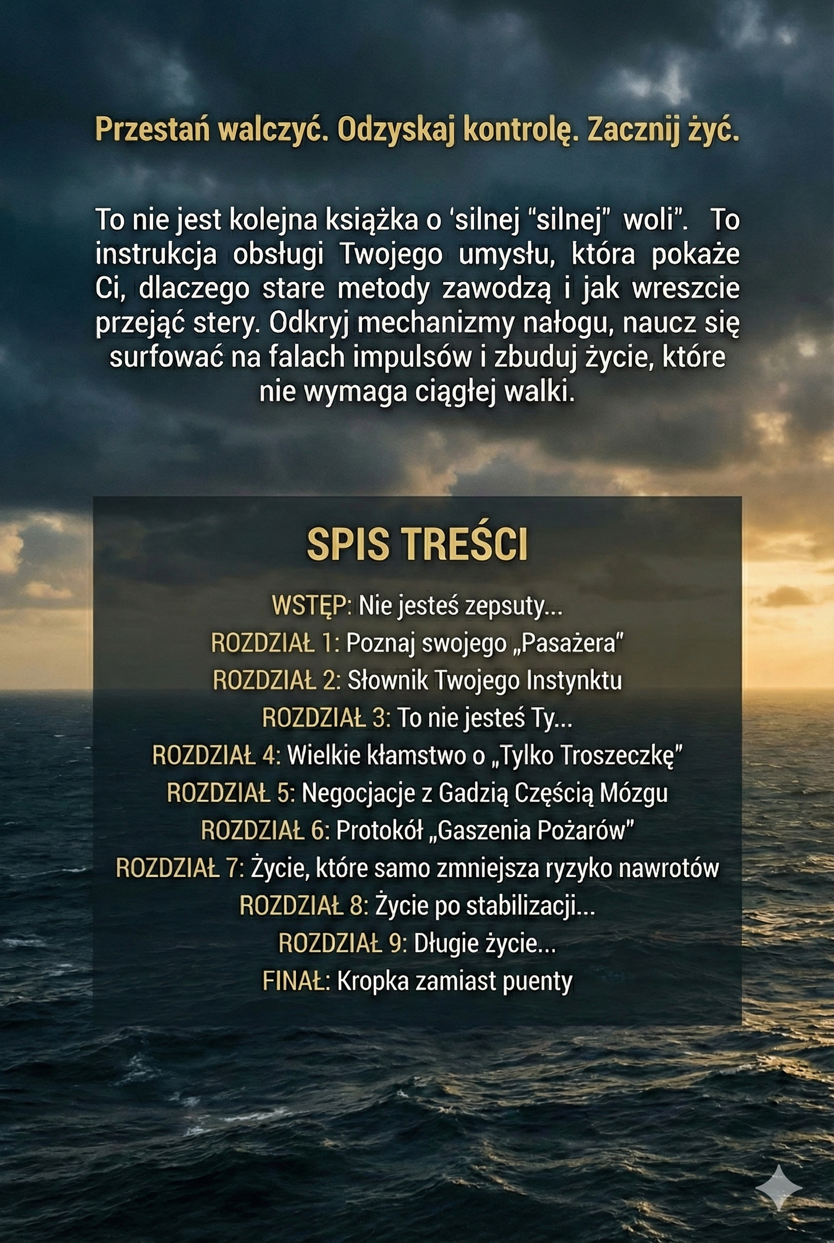 Odzyskaj Dowodzenie: Jak przestać walczyć z własnym mózgiem i wyjść z nałogu bez „silnej woli”